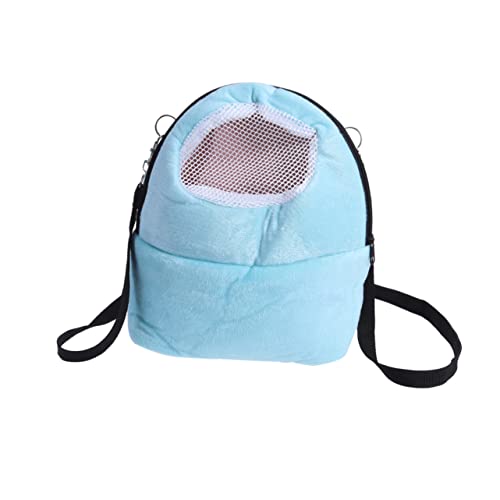 Beavorty Haustier-Rucksack Tragetasche für Kleintiere Atmungsaktive Haustier-Tragetasche für Hamster Meerschweinchen Igel Größe L Material von Beavorty