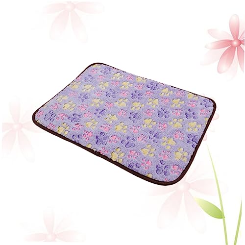 Beavorty haustierbett pet Bed hundehölenbett Dog beds Sommer kühlmatte Hund Sommermatte Haustier-Sommermatte Sommerkühlmatte für Haustiere doppelseitig Sommer pad Haustierzubehör Violett von Beavorty