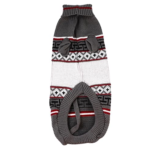 Beavorty Weihnachtspullover Hundetuch Welpen Urlaub Warmer Mantel Ahornblatt Muster Haustier Kleidung von Beavorty