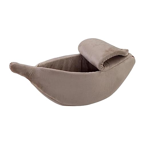 Beavorty Hund Warme Matte Couchbett Für Katzenhäuser Für Wohnungskatzen Bananen Hundebett Katzennest Katzenhausbett Katze Couchbett Katzenbett Haustier Warmes Bananenbett Hauskatze Zwinger von Beavorty