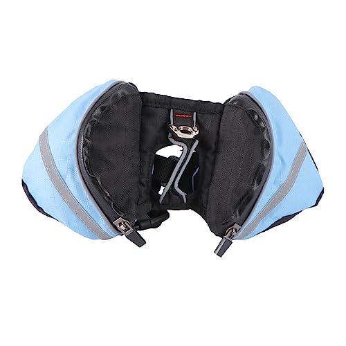 Beavorty Haustierrucksack Haustier Geschirr Hundegeschirre Hunderucksack Welpengeschirr Camping Rucksack für Hunde Hund satteltasche Gurt Hundefutter Hunde Rucksack Reisen Hundetasche von Beavorty