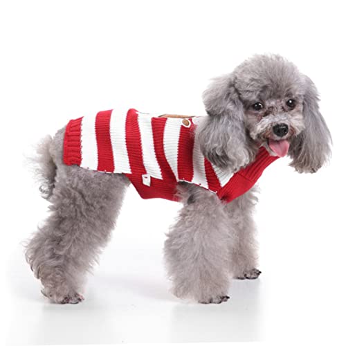 Beavorty Hundemantel Haustier Festliche Kleidung Weihnachten Haustier Pullover Gestrickte Welpen Elch von Beavorty