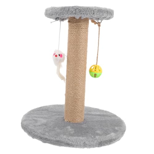 Beavorty Kratzbaum Für Katzen Aus Sisal Bequemer Katzenkratzbaum Krallenkratzer Für Katzen Katzenbedarf Kletterbaum Für Katzen Kletterturm Für Katzen Massivholz Sisalseil Kratzfest von Beavorty