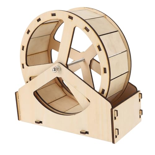 Beavorty Spielzeuge Laufrad Für Hamster Spielzeug Hölzern Scheibenrad Sport Spielset Aus Holz von Beavorty