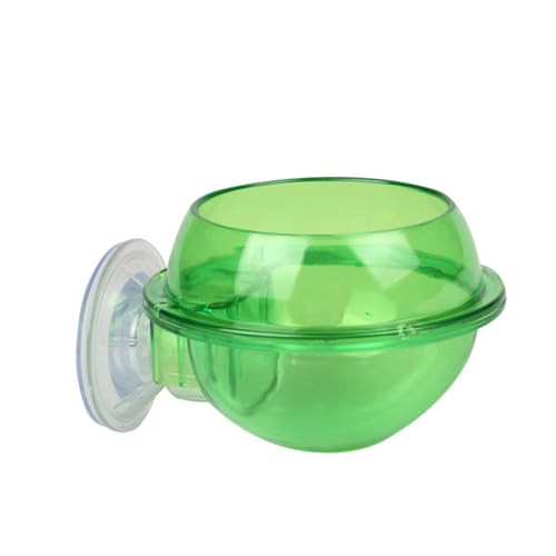 Beavorty Chamäleon-Wasser-Fütterung Haustier Reptilienfutter Schüssel Saugnapf Reptile Feeder Anti Escape Feeder Dish schleichtiere lebender Körper Mit Haube Futternapf Zubringer Kricket von Beavorty