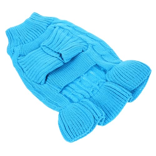 Beavorty Hunde Pullover hundepullover warm Katze schöne Weste Heimtierbedarf mit Stehkragen Weihnachtskleidung für Hunde Winterkleidung für Haustiere Warmes Welpenkostüm Twist von Beavorty