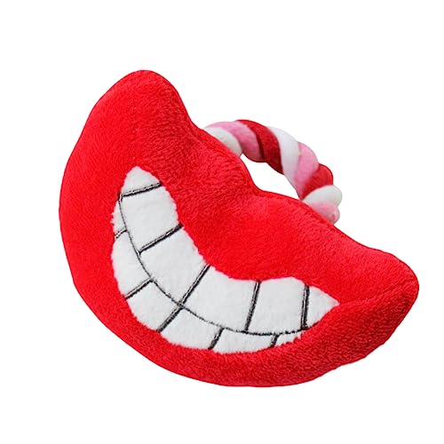 Beavorty Chew Pet Kauspielzeug für Hunde Interaktives Spielzeug Quietschendes Interaktives Hundespielzeug Haustierspielzeug Halloween Rot von Beavorty