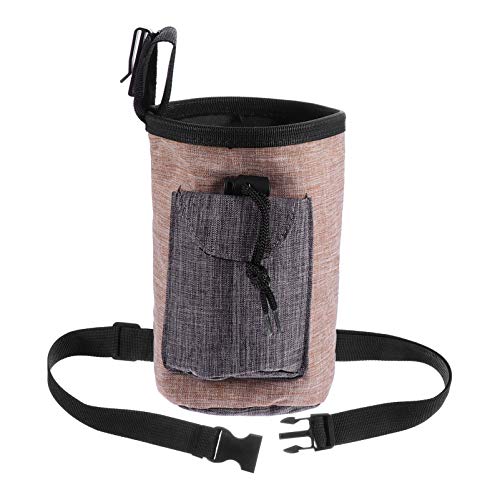 Beavorty Hunde-zugtasche Flachsmaterial Name Hundeleckerli-Tasche Für Outdoor-aktivitäten Haustier-gürteltasche von Beavorty