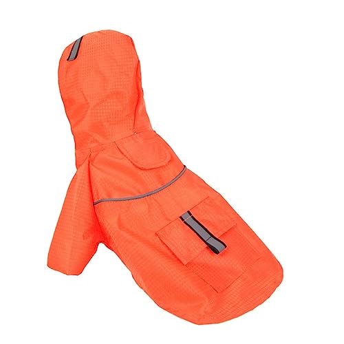 Beavorty Haustier Hund Regenmantel Hunderegenmantel mit Beinen Hundeponcho wimperntusche Regenjacke Modischer Regenmantel für Hunde Regenmantel mit Kapuze für Hunde Doppelschicht Kleidung von Beavorty