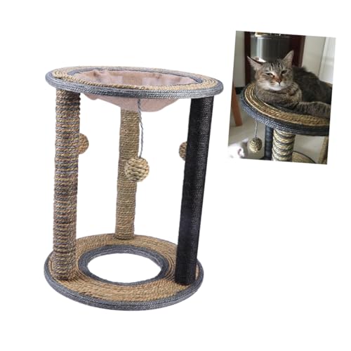 Beavorty Katze kratzrahmen Spielzeug Kletterturm für Katzen Spielzeuge Klettersäule für Katzen Kletterpfosten für Katzen Haustier Katze Klettergerüst für Katzen Katzenbaum von Beavorty