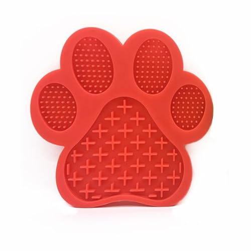 BebeXi Hunde leckmatte schleckmatte Grosse Hunde Hundepfotenförmiges Leckkissen für Haustiere(Color:a) von BebeXi