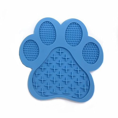 BebeXi Hunde leckmatte schleckmatte Grosse Hunde Hundepfotenförmiges Leckkissen für Haustiere(Color:b) von BebeXi