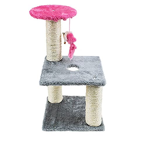 BebeXi katzenbaum Holz Kratzbaum, 37 cm großer Spielturm für Hauskatzen, Katzenzucht, Katzenmöbel(Color:0,Size:) von BebeXi