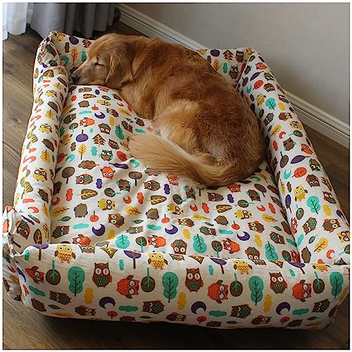 HYQHYX hundebett rund Menschliches Hundebett, 130 cm x 100 cm x 50 cm für Sie und Ihr Haustier, waschbarer Kunststoff zum Schlafen und orthopädisches Hundebett(Color:1,Size:) von BebeXi