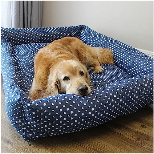 HYQHYX hundebett rund Menschliches Hundebett für Sie und Ihr Haustier, 130 cm x 100 cm x 50 cm, waschbarer synthetischer Stoff zum Schlafen und orthopädisches Hundebett(Color:4,Size:) von BebeXi