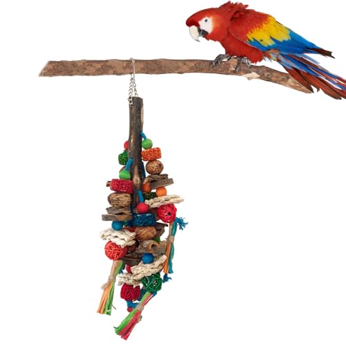 Bebochoi Papageienspielzeug Hängespielzeug, Vogel Kauen Spielzeug, Maiskolben HängekäfigSpielzeug, Mehrfarbig Wellensittich Spielzeug Kauen Zerkleinern Holzblöcke Reißspielzeug zum Kauen, Klettern Bebochoi Papageienspielzeug Hängespielzeug, Vogel Kauen Spielzeug, Maiskolben HängekäfigSpielzeug, Mehrfarbig Wellensittich Spielzeug Kauen Zerkleinern Holzblöcke Reißspielzeug zum Kauen, Klettern von Bebochoi