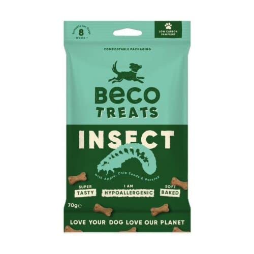 Beco Hundeleckerlis Insekt mit Apfel- & Chiasamen 70g von Beco Baby Carrier