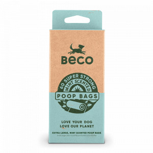 Beco Bags Mint Kotbeutel für Hunde - 60 Stk. 3 Packungen von Beco