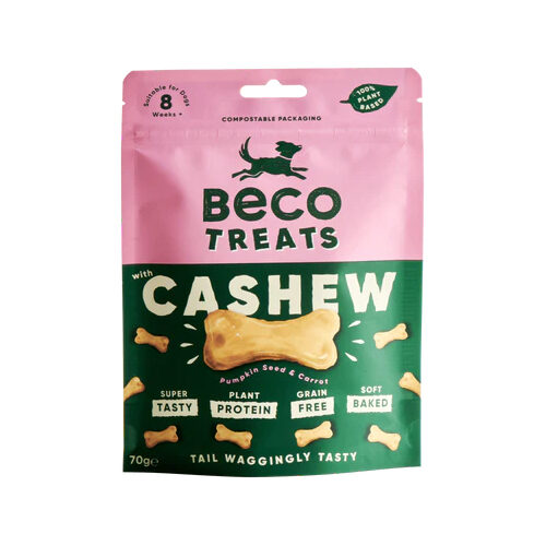 Beco Treats - Cashew mit Kürbis & Karotte - 70 g von BecoPets