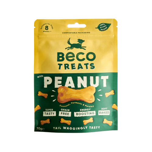 Beco Treats - Erdnuss mit Kokosnuss & Kurkuma - 70 g von BecoPets