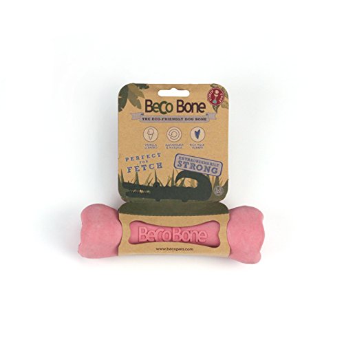 Beco Pet RBN-001 Spielknochen, M, 17,5 cm, rosa von BecoThings