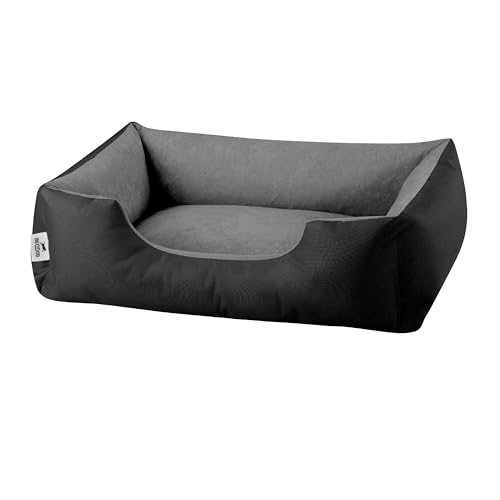 BedDog Hundebett S - Hundekissen - Hundekorb - Hundecouch - Hundesofa - Bezug abziehbar, Waschbar, für Kleine Hunde von BedDog