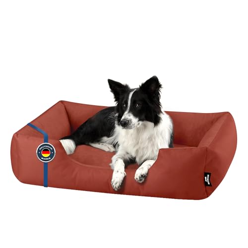 BedDog Hundebett Zara, Hundekissen mit abziehbaren waschbaren Bezug, Hundekorb, Hundesofa, für mittel-große Hunde, L von BedDog