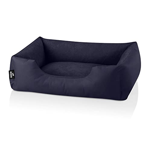 BedDog Hundebett Zara, Hundekissen mit abziehbaren waschbaren Bezug, Hundekorb, Hundesofa, für kleine Hunde, S von BedDog