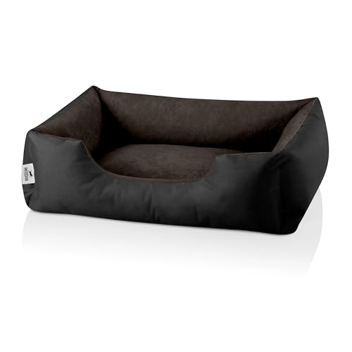 BedDog Hundebett S - Hundekissen - Hundekorb - Hundecouch - Hundesofa - Bezug abziehbar, Waschbar, für Kleine Hunde von BedDog