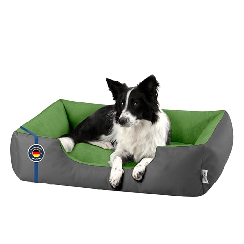 BedDog Hundebett XL - Hundekissen - Hundekorb - Hundecouch - Hundesofa - Bezug abziehbar, Waschbar, für Mittel-Große Hunde von BedDog