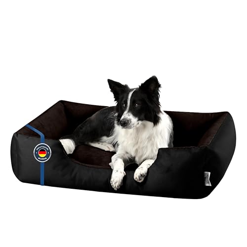 BedDog Hundebett XL - Hundekissen - Hundekorb - Hundecouch - Hundesofa - Bezug abziehbar, Waschbar, für Mittel-Große Hunde von BedDog