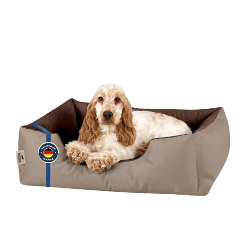 BedDog Hundebett M - Hundekissen - Hundekorb - Hundecouch - Hundesofa - Bezug abziehbar, Waschbar, für Kleine Hunde von BedDog