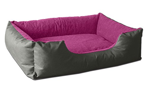 BedDog Hundebett S - Hundekissen - Hundekorb - Hundecouch - Hundesofa - Bezug abziehbar, Waschbar, für Kleine Hunde von BedDog