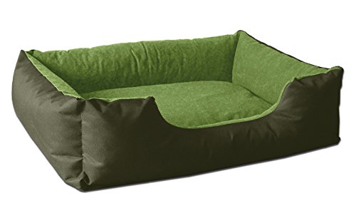 BedDog Hundebett S - Hundekissen - Hundekorb - Hundecouch - Hundesofa - Bezug abziehbar, Waschbar, für Kleine Hunde von BedDog