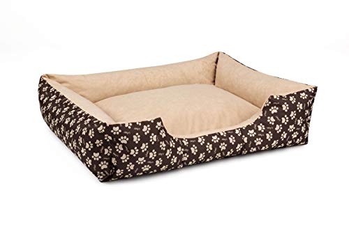 BedDog Hundebett XL - Hundekissen - Hundekorb - Hundecouch - Hundesofa - Bezug abziehbar, Waschbar, für Mittel-Große Hunde von BedDog