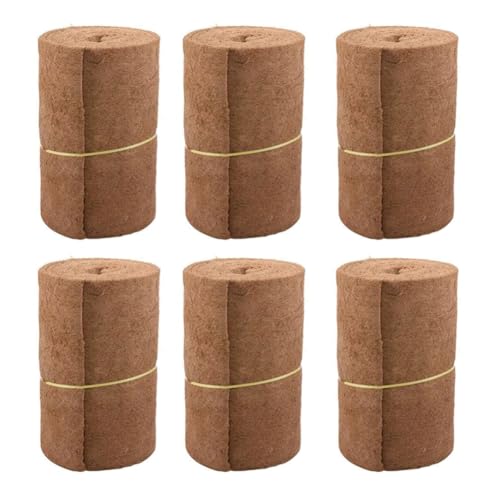 6X Liner Bulk Roll 0.5Mx1M Blumen Topf Mat Kokos für Wand Behänge Körbe Garten Bedarf von Beelooom