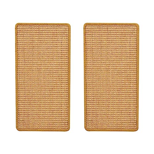 Kratzmatte 2 teilig Sisal Kratzmatte Kratzmatte für Katzen mit Klebeband Kratzmatte 50x25cm von Beelooom