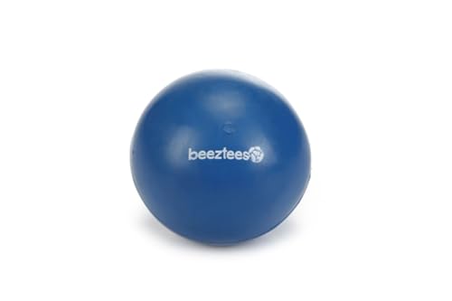 BEEZTEES 625911 Hundespielzeug: Ball aus Vollgummi Ø 7,5cm BLAU von Beeztees