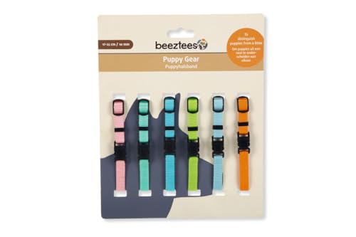 Beeztees Hundehalsband für Welpen 6 Stck. in versch. Farben und Größen, Größe:17 - 25 cm von Beeztees