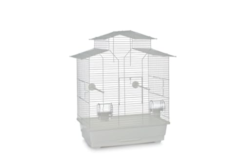 Beeztees 205150 Vogelheim Iza2 Pagode, 45 x 28 x 59.5 cm, weiß von Beeztees