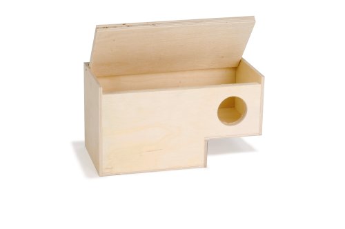 Beeztees 45730 Nistkasten aus Holz mit Einstieg, 19 x 10 x 10 cm von Beeztees