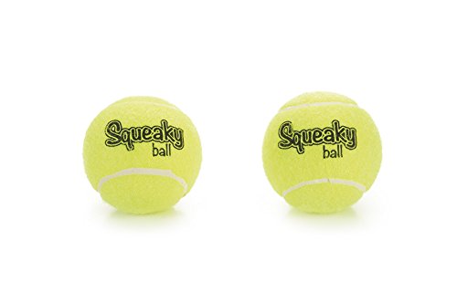 Beeztees 625616 Tennisball mit Pieper 2 stück, 8 cm von Beeztees