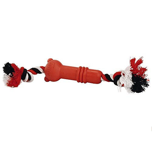 Beeztees 626648 Hundespielzeug Sumo Mini Fit, 18 cm, rot von Beeztees