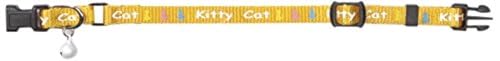 Beeztees 730298 Katzenhalsband Kitty Cat, 16-23 cm x 8 mm, gelb von Beeztees