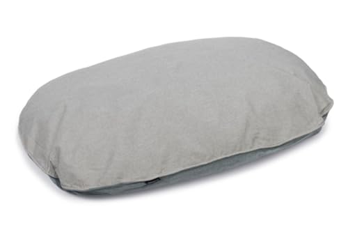 Beeztees Ferro Hunde Liegekissen Oval Grau/Hellblau 110 x 70 cm von Beeztees