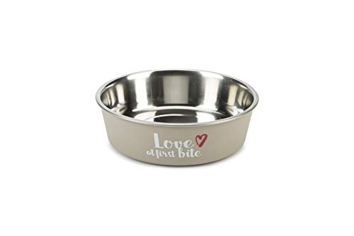 Beeztees K&Bz Ss Dog Bowl First Bite Grey 17 700 g von Beeztees