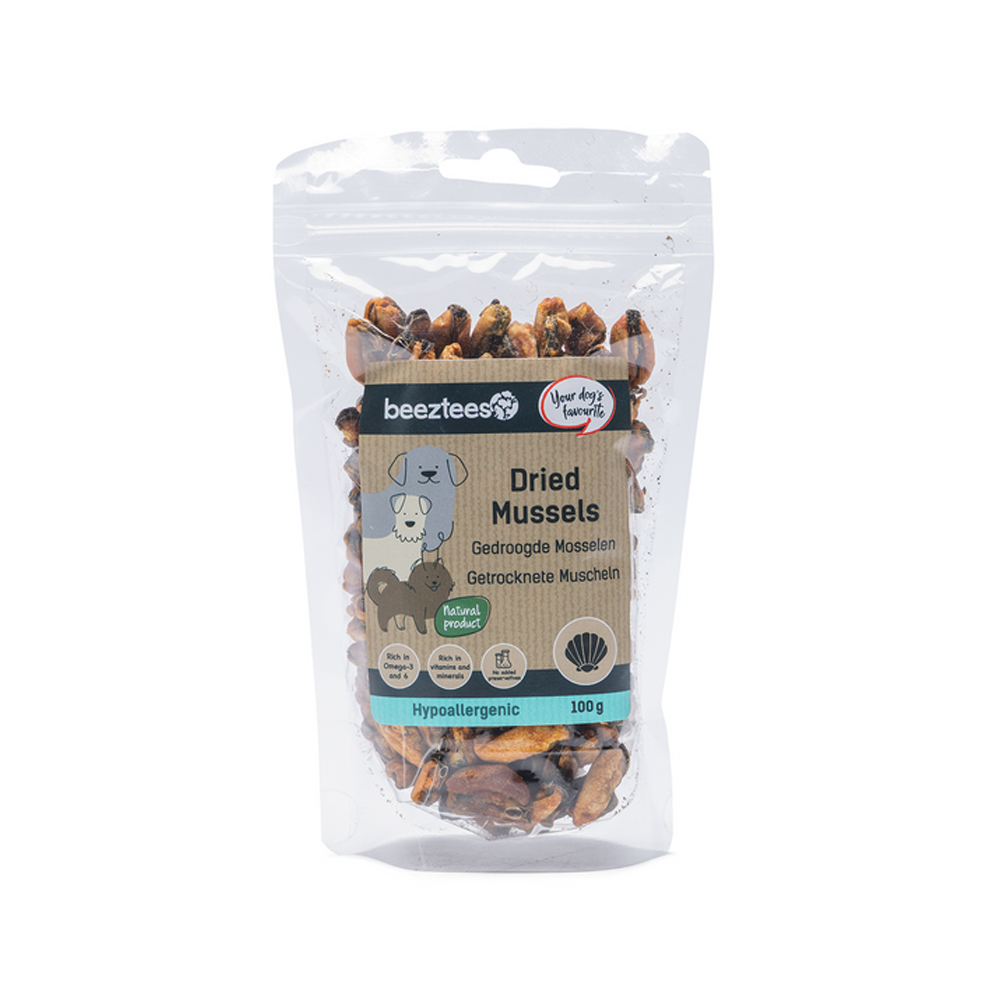Beeztees Getrocknete Muscheln - 100 g Beeztees Getrocknete Muscheln - 100 g von Beeztees