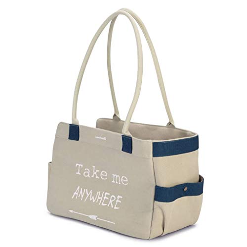 Beeztees K&Bz Transporttasche Flore Beige, 40 x 20 x 28 cm, 2000 g von Beeztees