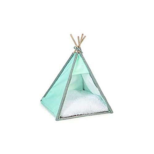 Beeztees K&Bz Hundezelt Tipi Aika, Blau, 55 x 55 x 85 cm, 2000 g von Beeztees