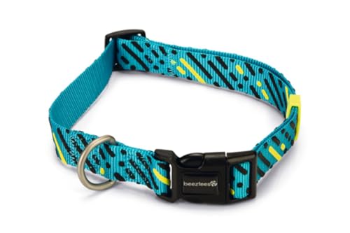 Beeztees Memphis - Hundehalsband - Nylon - Hellblau - 48-70 cm x 25 mm von Beeztees